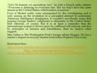 Here’s looking at you Why America spies on