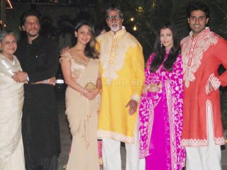 Katrina, Ranbir, Shah Rukh celebrate Diwali together at the Bachchans