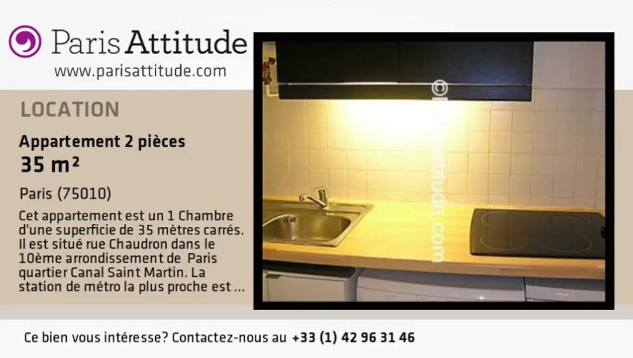 Appartement 1 Chambre à louer - Gare de l'Est/Gare du Nord, Paris - Ref. 3332