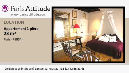 Appartement Studio à louer - St Paul, Paris - Ref. 3722