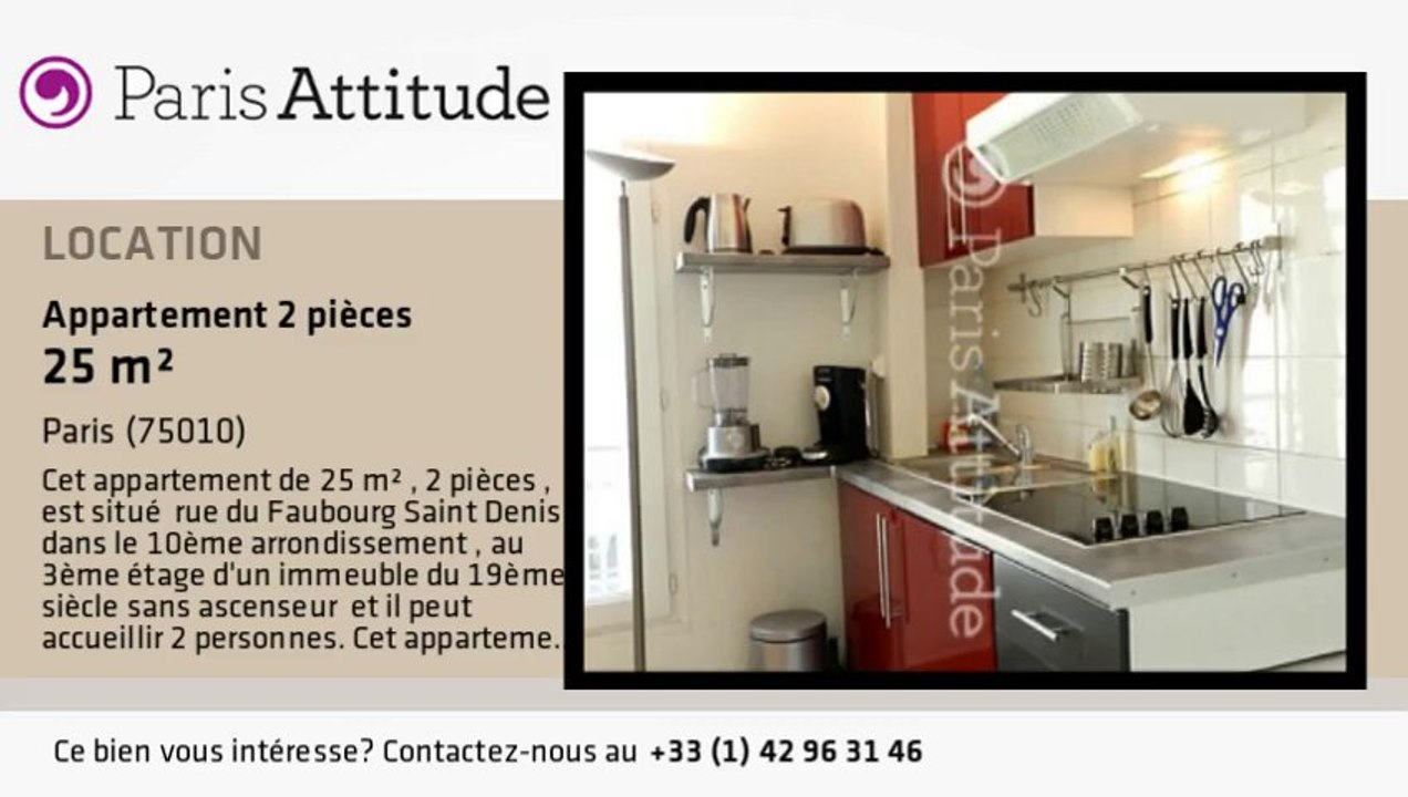 Appartement 1 Chambre à louer - Gare de l'Est/Gare du Nord, Paris - Ref. 8660