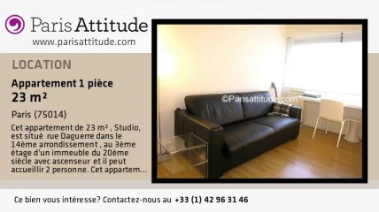 Appartement Studio à louer - Montparnasse, Paris - Ref. 5473
