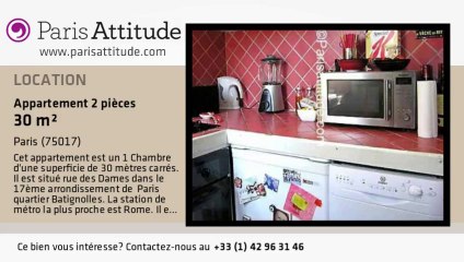 Appartement 1 Chambre à louer - Batignolles, Paris - Ref. 4801