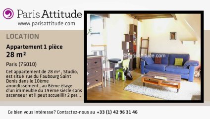 Appartement Studio à louer - Grands Boulevards/Bonne Nouvelle, Paris - Ref. 7254