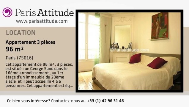 Appartement 2 Chambres à louer - Jasmin, Paris - Ref. 7232
