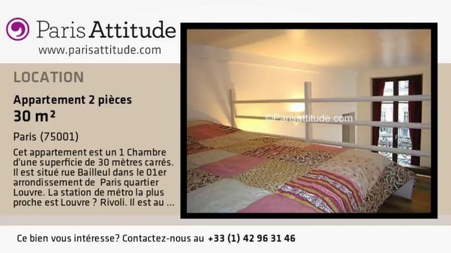 Appartement 1 Chambre à louer - Louvre, Paris - Ref. 2048
