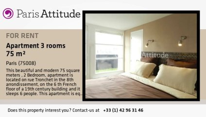 2 Bedroom Apartment for rent - Madeleine, Paris - Ref. 8518