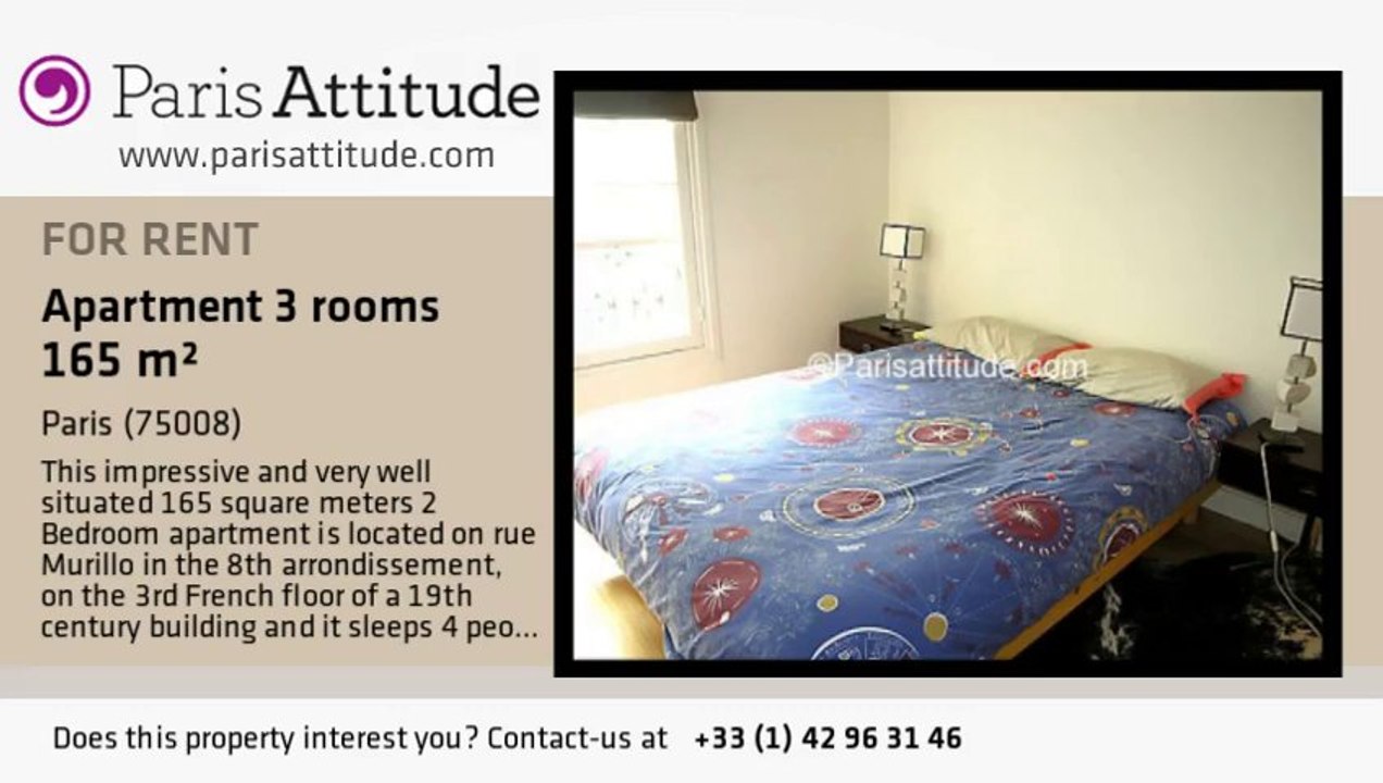 2 Bedroom Apartment for rent - Parc Monceau, Paris - Ref. 2692