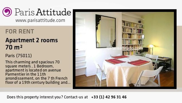 1 Bedroom Apartment for rent - Parmentier, Paris - Ref. 5462