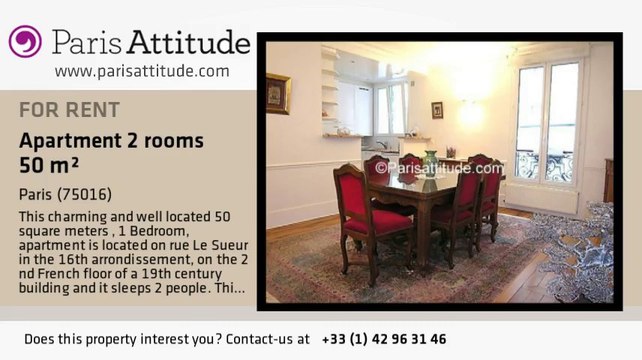 1 Bedroom Apartment for rent - Porte Maillot/Palais des Congrès, Paris - Ref. 5675