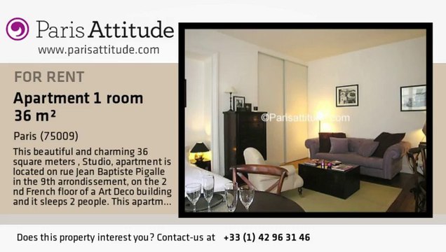 Studio Apartment for rent - Notre Dame de Lorette, Paris - Ref. 7082