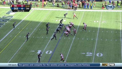 QB Glennon to TE Wright, 12-yd, pass, TD