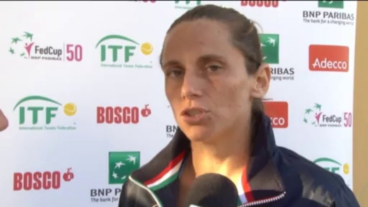 Roberta Vinci: "Ora vogliamo la quinta Fed Cup"