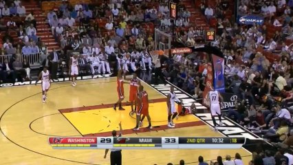 Kevin Seraphin contre Dwyane Wade