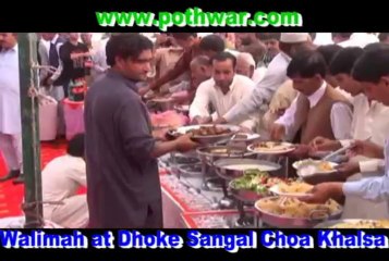 Walimah at Dhoke Sangal Choa Khalsa