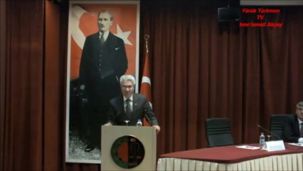 ANKARADA VATAN BÖLÜNMEZ TOPLANTISINDA ''TÜRK BOYLARI'' KNFDRSYN BŞKN DURHASAN KOCA KONUŞTU