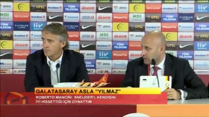 FUTBOL - Roberto Mancini Basın Toplantısı