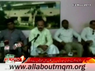 MQM Hyderabad Zonal Committee meet Journalists in Hyderabad Press Club