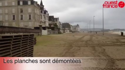 Tempête à Trouville - Fin de saison