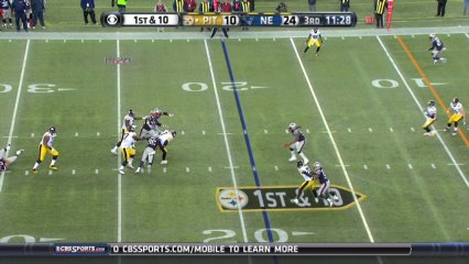 Patriots defense, sack, 1-yd loss