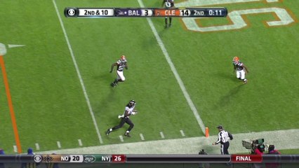 QB Flacco to WR Brown, 19-yd, pass, TD