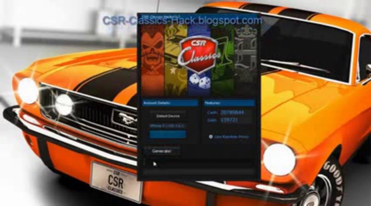 CSR Classics Hack Pirater / Link In Description 2013 - 2014 Update