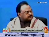 Altaf Hussain expressed grief & sorrow over the death of Pakistani folk singer Reshma