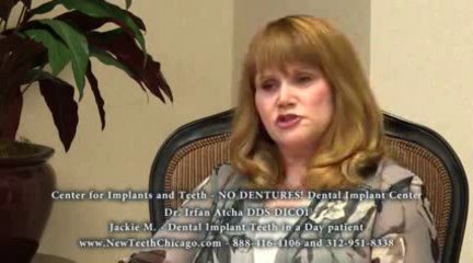 All On 4 Dental Implants Provided Jackie with New Teeth In Chicago