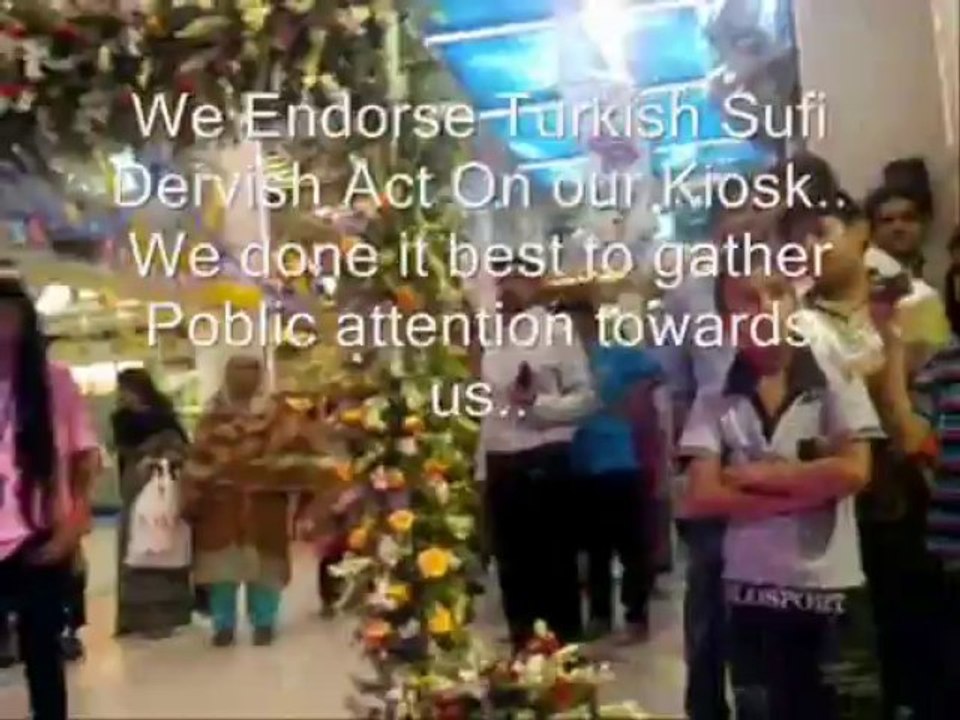 Turkish Sufi Dervishe Activity at Park Tower, Karachi