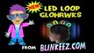 Flashing LED Loops Mohawk Lighted Headband by BLINKEEZ.com