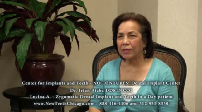 Zygomatic Dental Implants in Chicago Provided Patient with New Teeth