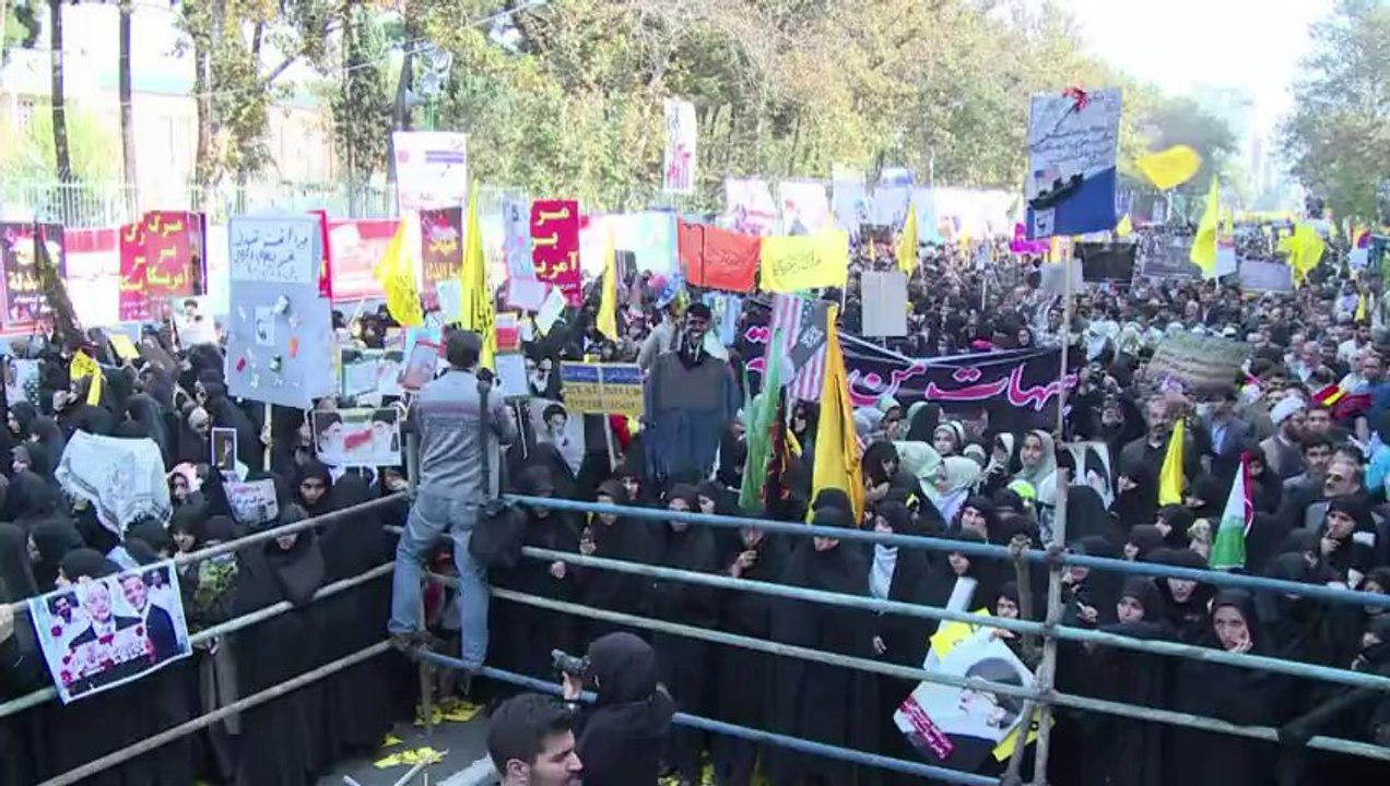 Iran: célébrations de la prise de l'ambassade américaine