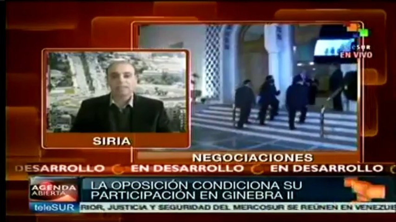 Oposición siria condiciona su participación en Ginebra II