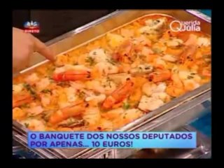 VERGONHA o que passa no restaurante da Assembleia da República em Portugal