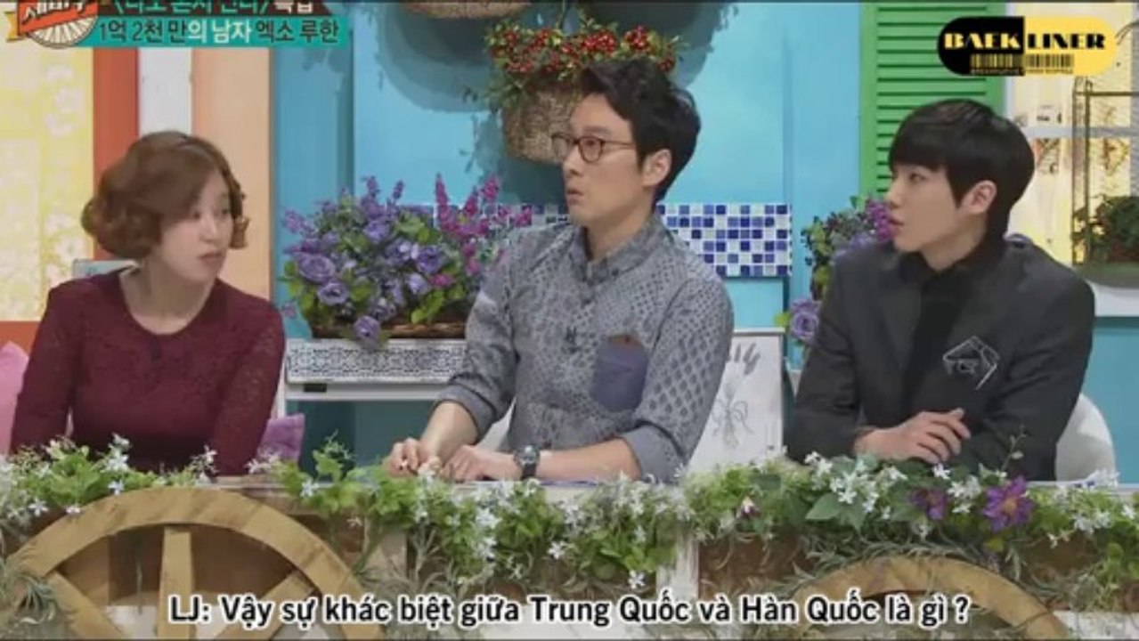 [Vietsub] 131102 Quiz that change the world - Baekhyun & Luhan (cut)