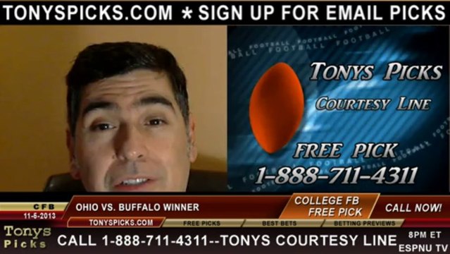 Buffalo Bulls vs. Ohio Bobcats Pick Prediction NCAA College Football Odds Preview 11-5-2013