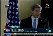 Pide John Kerry juicio justo para Mohamed Mursi