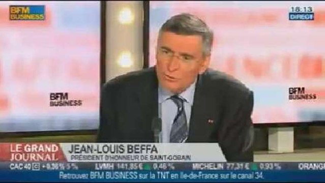 Jean-Louis Beffa, président d'honneur de Saint-Gobain, dans Le Grand Journal – 04/10 1/4