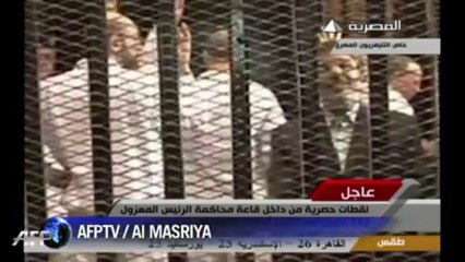 Egypt: first images of Morsi since his arrest