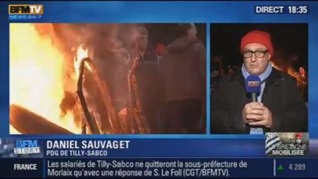 BFM Story: Tilly-Sabco: la colère des salariés monte en Bretagne - 04/11
