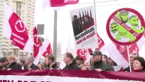 Russian nationalists stage anti-migrant march in Moscow