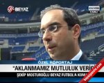 Şekip Mosturoğlu Beyaz Futbol'a Konuştu