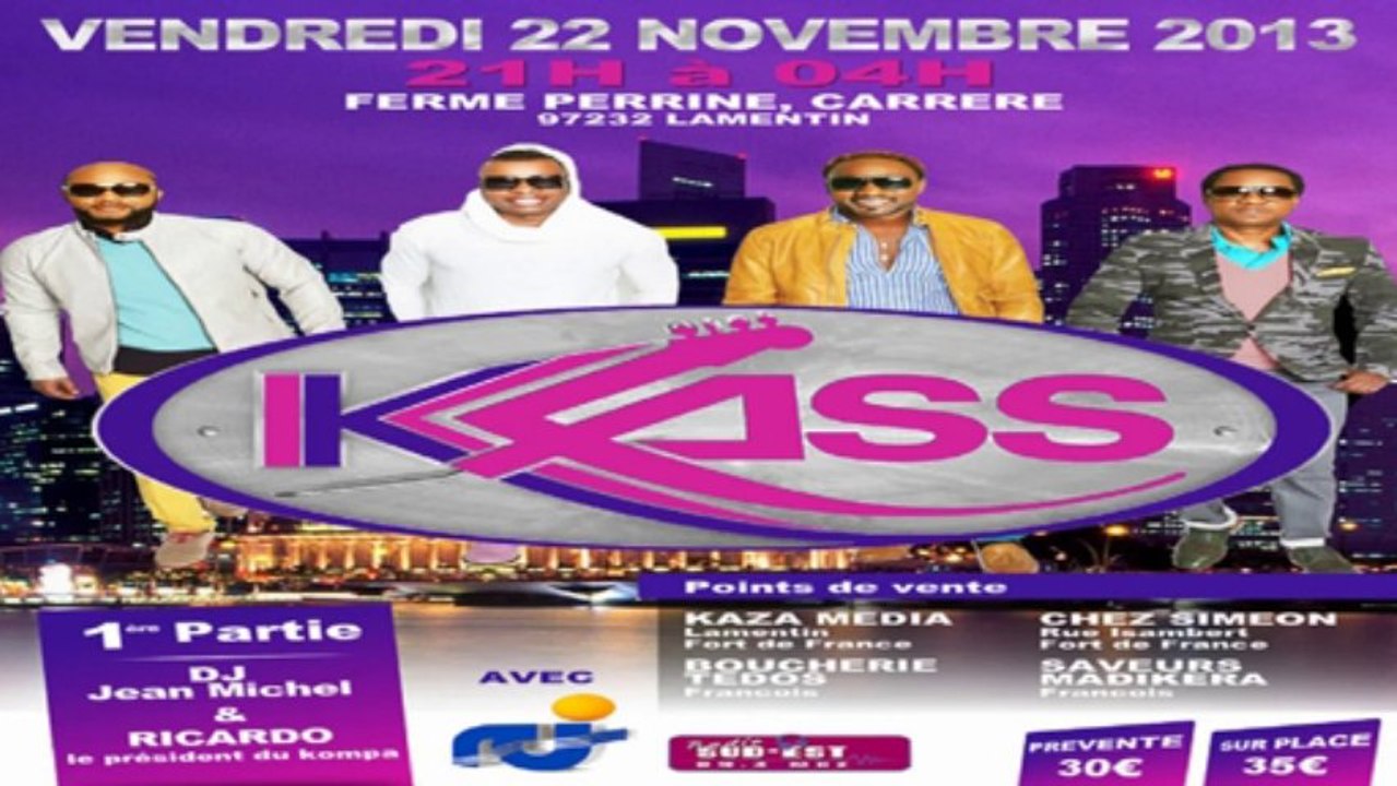 KLASS Kompa en concert live DIMANCHE 22 NOVEMBRE 2013 FERME PERRINE