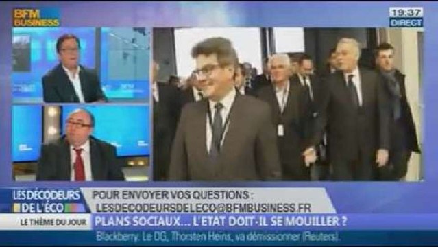 Plans sociaux… L’État doit-il se mouiller ? dans Les décodeurs de l'éco - 04/11 2/5