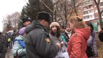 Беспредел на "Русском Марше" в Самаре