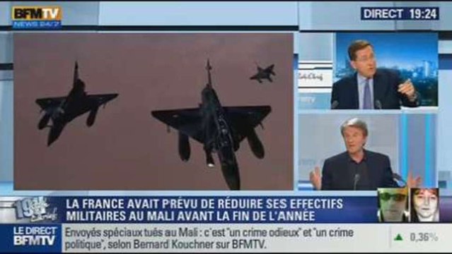 Bernard Kouchner et Pierre Servent: le face à face de Ruth Elkrief - 04/11