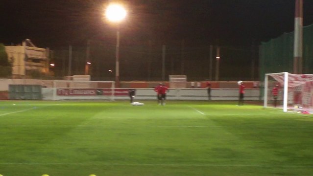 Πλάνα από την προπόνηση του Ολυμπιακού πριν από το ματς με την Μπενφίκα (4)