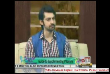 Exclusive Interview of Model Waqar Ahmed on PTV WOLD MORNING SHOW