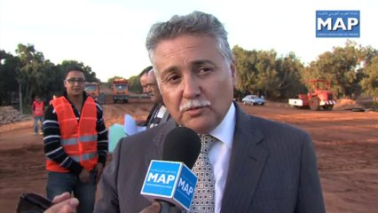 Visite ministérielle des différents chantiers de la ville de Tamesna