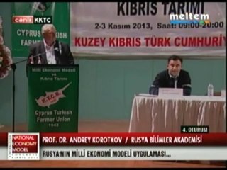 8.InterNational Economy Model Congress K.K.T.C 2013 Prof. Dr. Andrey Korotkov